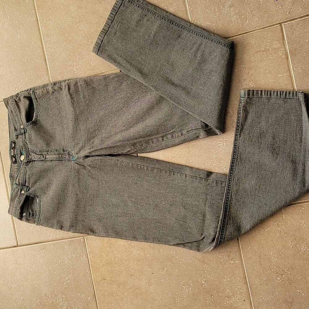 MCM The Golden Jeans made in Italy size 30 Gray Jeans.